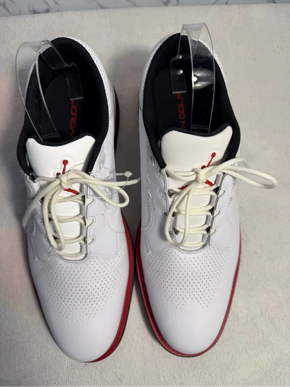 Nike Air Jordan ADG 5 Spikeless Golf Shoes White Black Red Men’s 11.5 NWOT
